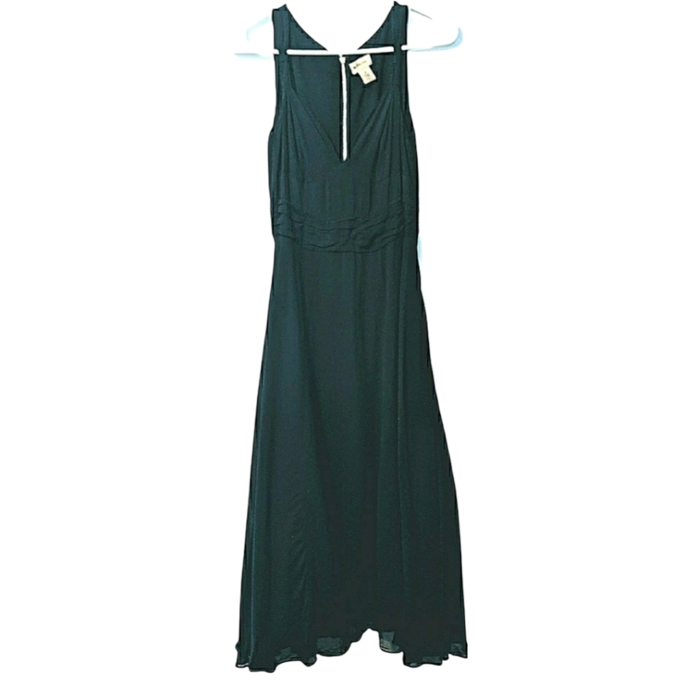 Elevenses Anthro Black Sleeveless Midi Dress Size 4